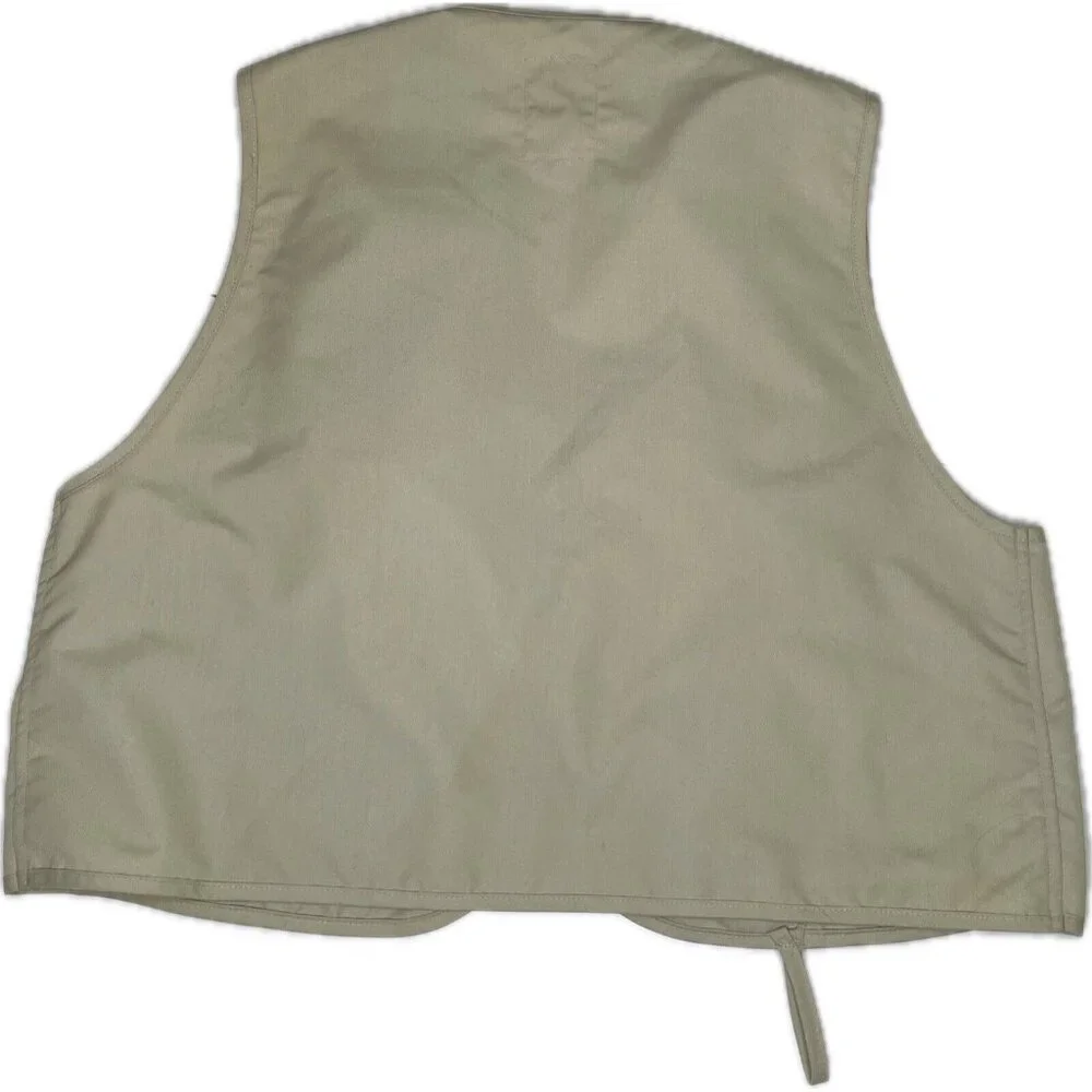 Vintage Sportflite Khaki Men’s Fly Fishing Vest, Size L